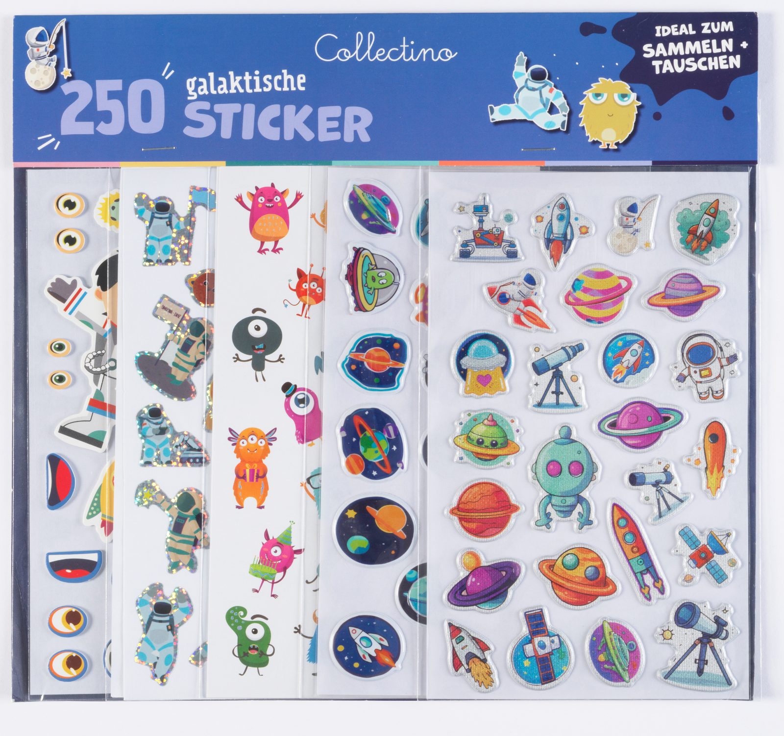 250 galaktische Sticker